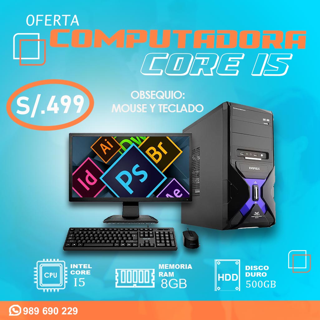 Computadora Core I5 en descuento
